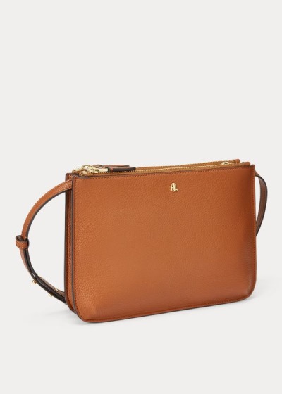 Ralph Lauren Faux-Læder Carter Crossbody Taske Dame Danmark (OLGVA3485)